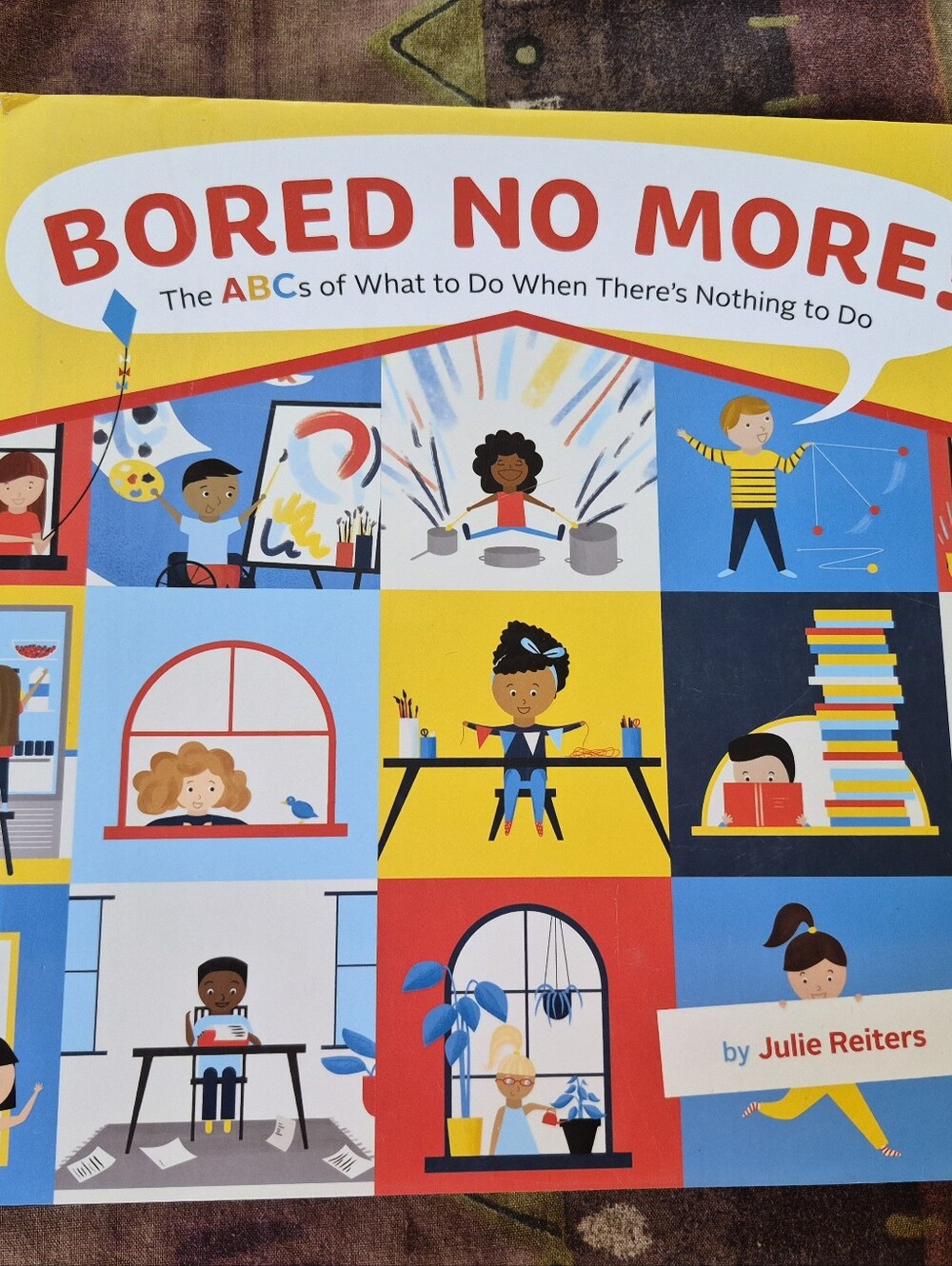 Bored No More Kids Activity Book - Yellow